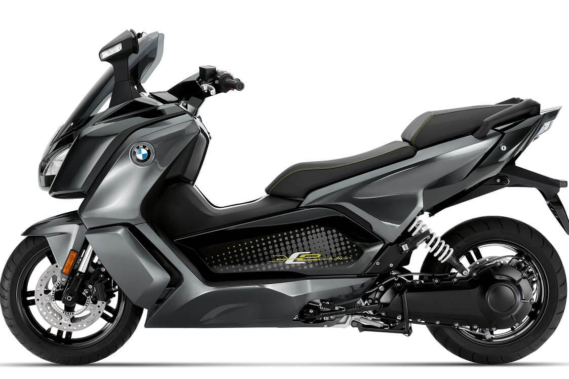 BMW C Evolution electric scooter — Provides a truly enjoyable and comfortable riding experience