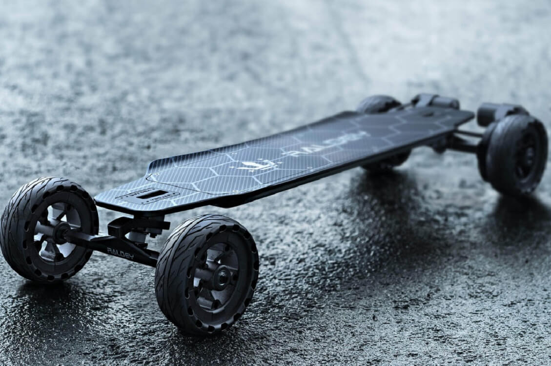 Raldey Carbon AT V2 — Best electric all-terrain skateboard