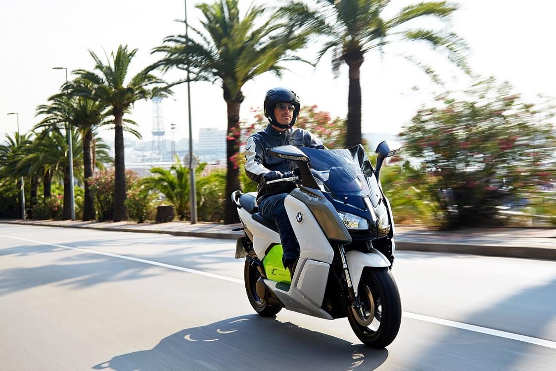 Safety and Convenience — BMW has prioritized safety in the C Evolution electric scooter