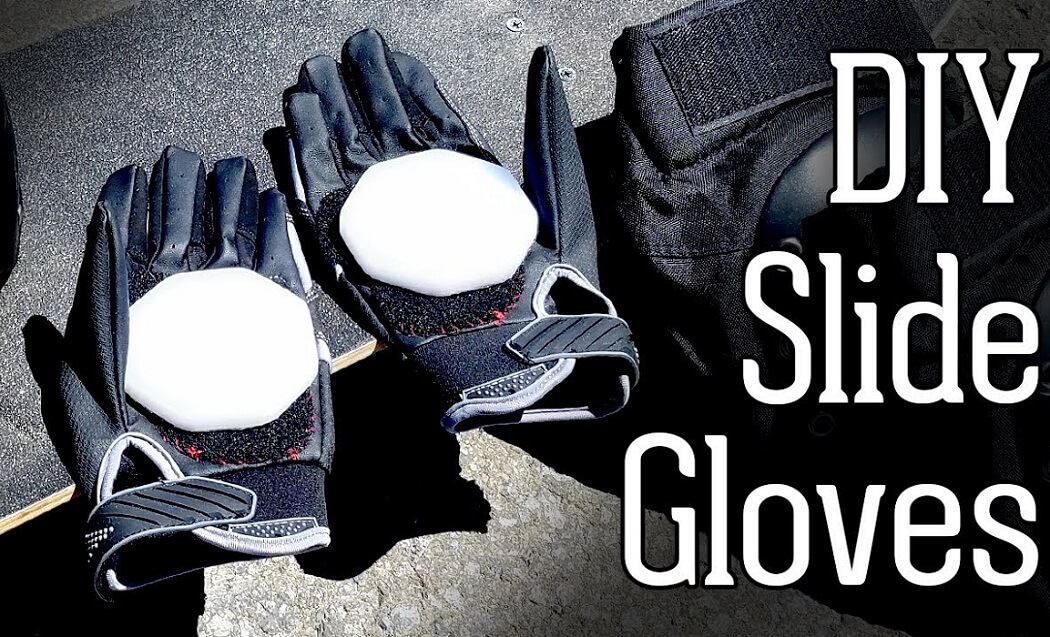 Longboard sliding — Sliding gloves