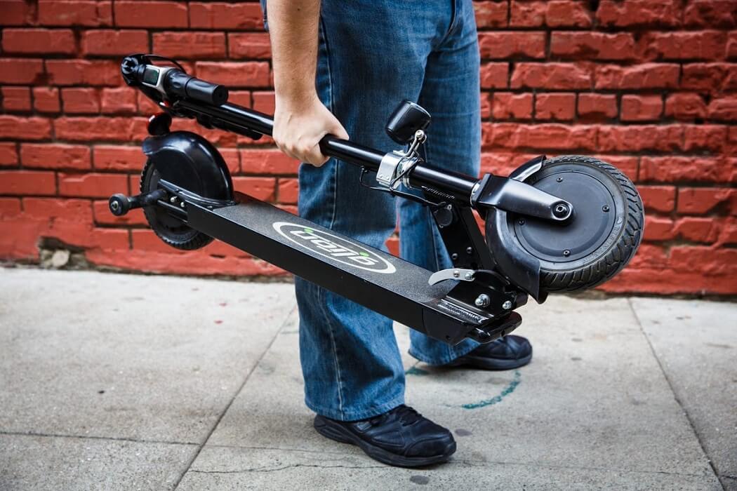 The Glion Dolly — Lightweight folding electric scooter with seat