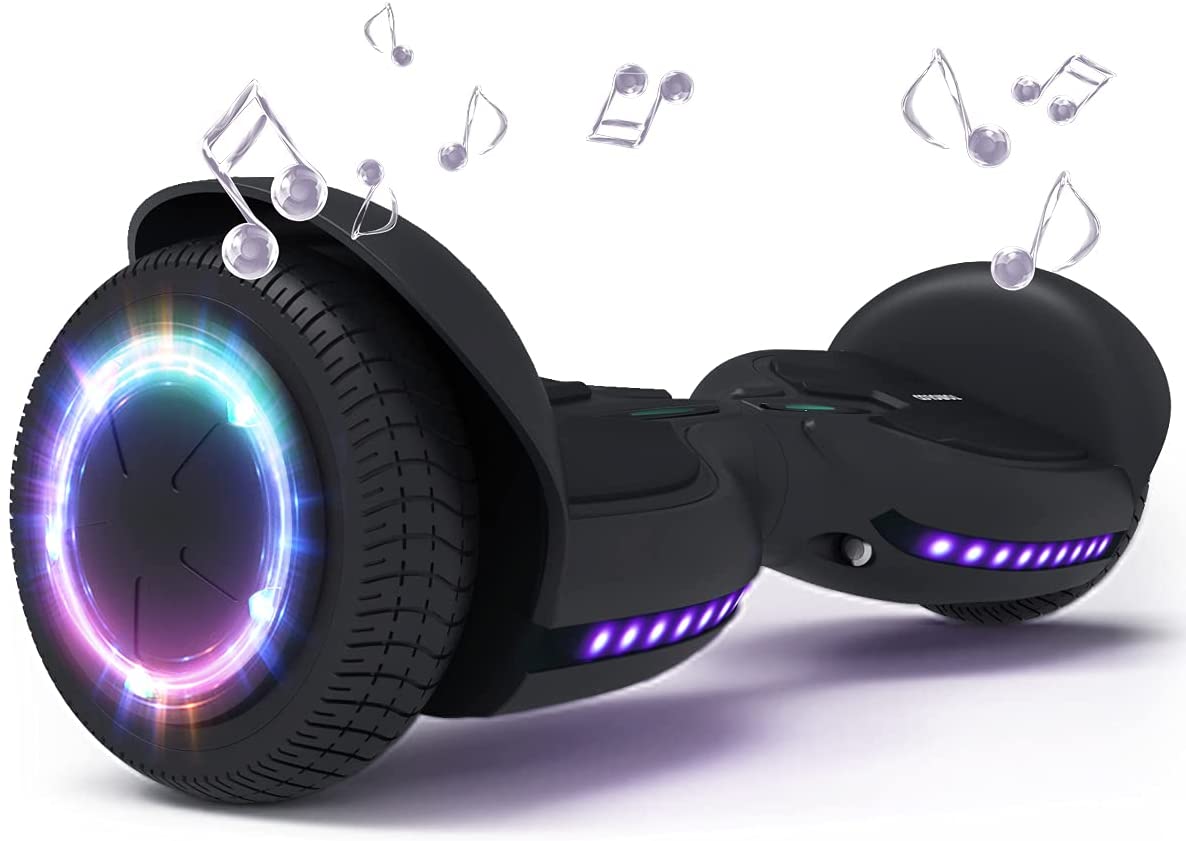 TOMOLOO Music-Rhythmed Hoverboard 