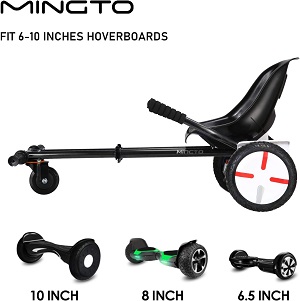 The Mingto Hoverboard Go Kart Attachments are designed to be compatible with a wide range of hoverboard models